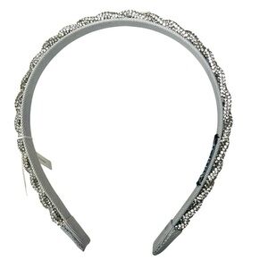 J.Crew Skinny Braided Crystal Headband